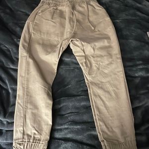 ARSNL Drop Crotch Twill Jogger - Khaki